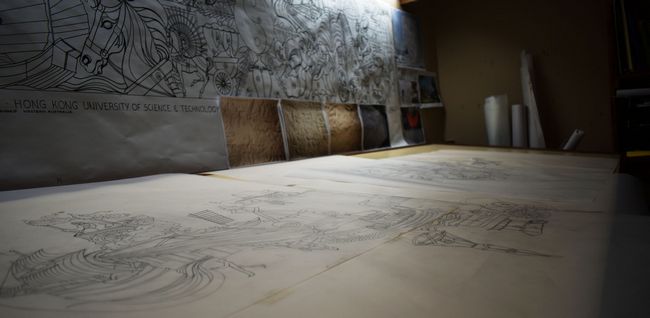 HKUST-GZ: History of Chinese Science and Technology Relief Mural