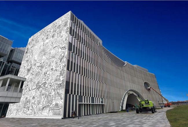 HKUST-GZ: History of Chinese Science and Technology Relief Mural