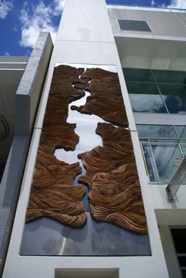 Peak Properties Entrance Sculptures